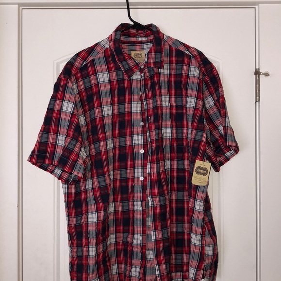 NWT🔥Mens Short Sleeve Northcrest Flannel - Picture 1 of 5